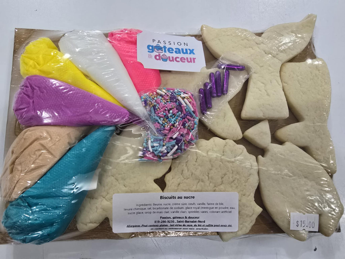 Ensemble à décorer Sirène