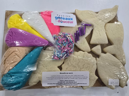 Ensemble à décorer Sirène