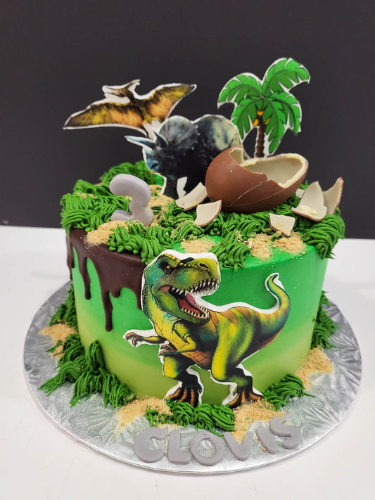 Gâteau thématique Dinosaure