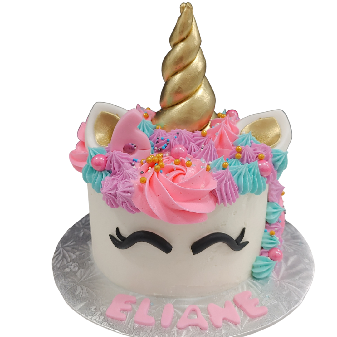 Gâteau thématique Licorne