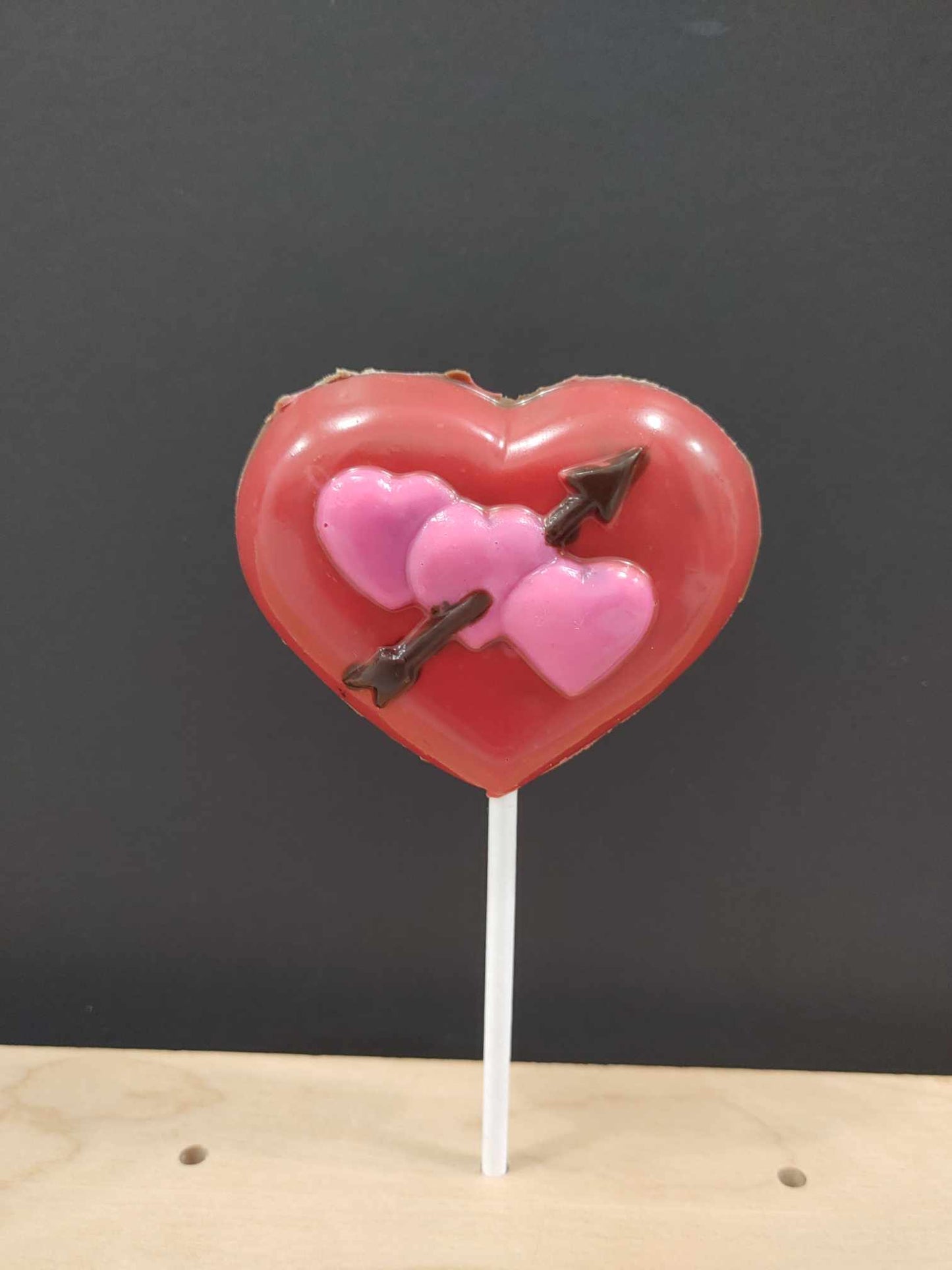 Suçons au chocolat Saint-Valentin