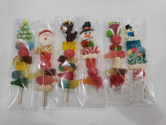 Brochettes de bonbons Noel