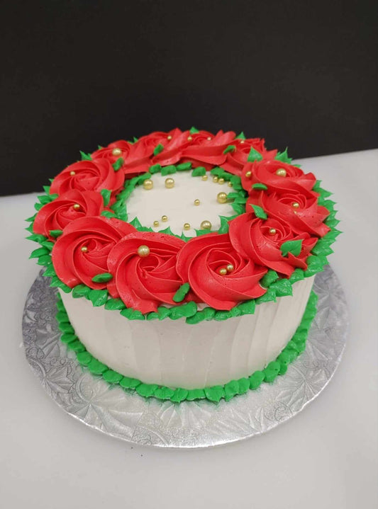 Gâteau couronne de noël