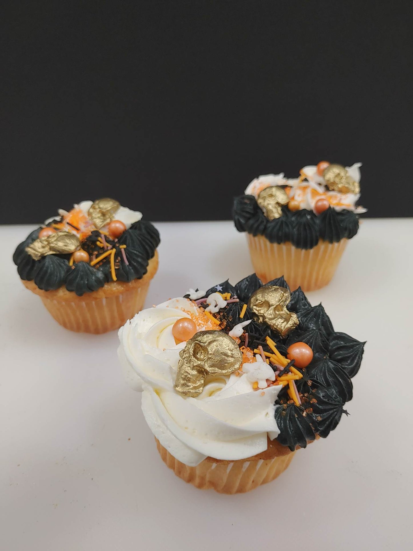 Cupcake tête de mort