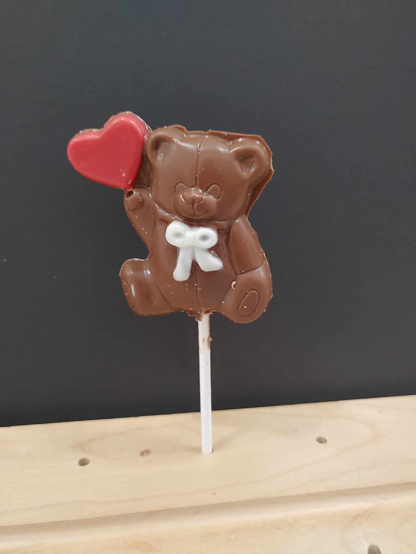 Suçons au chocolat Saint-Valentin