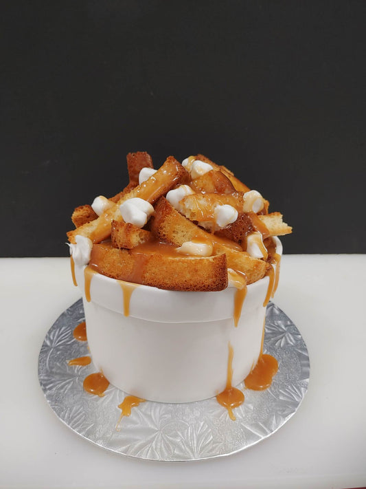 Gâteau thématique Poutine