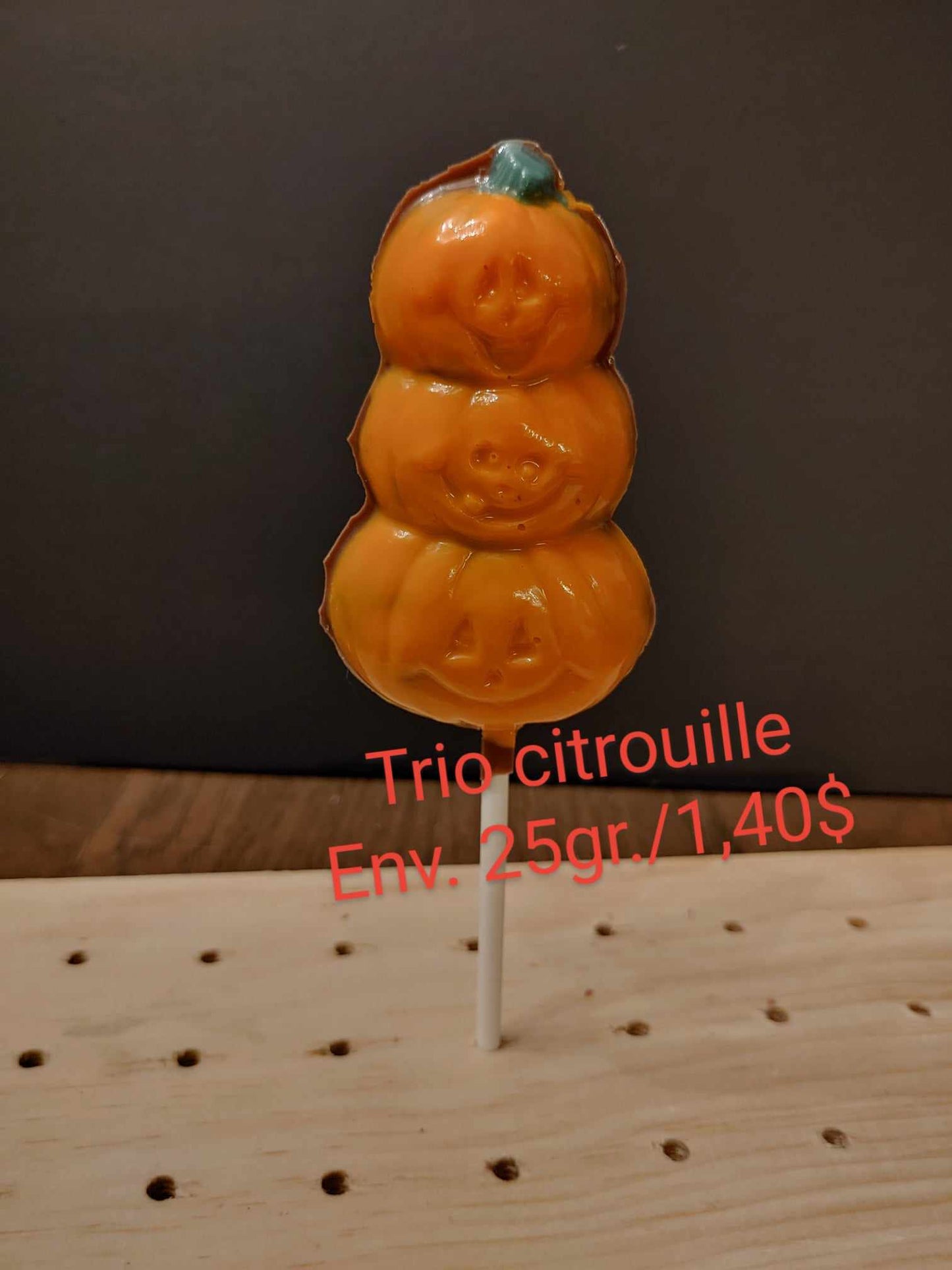 Suçon en chocolat d'Halloween