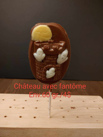 Suçon en chocolat d'Halloween